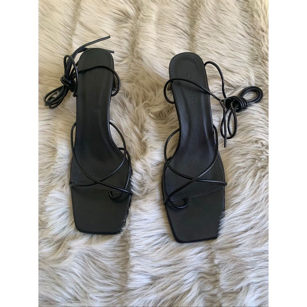 Billini Women's 9 Issa Open Square-toe Block Heel Strappy Sandals